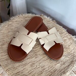 Elegant Cream Sandals